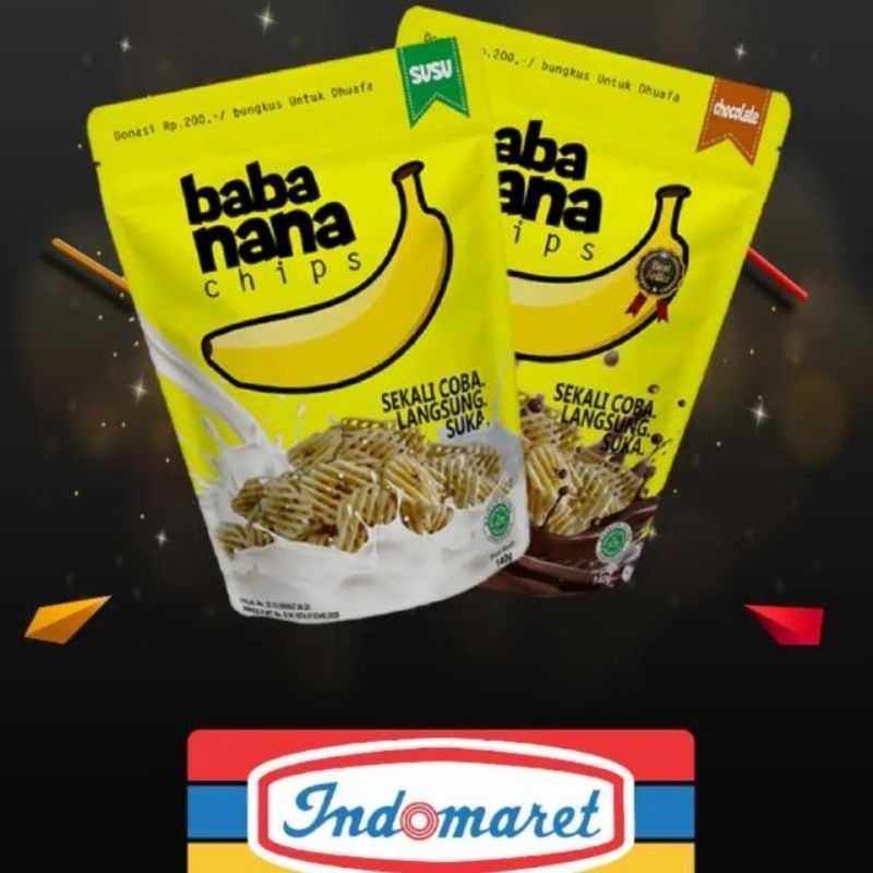 

keripik pisang babanana chips coklat