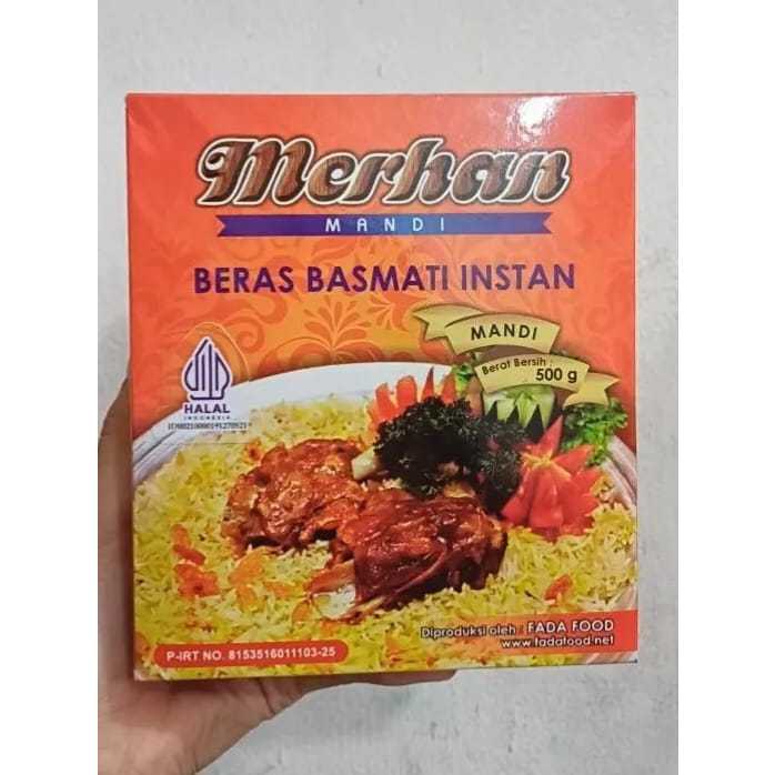 

[oddsolshop] pekanbaru/Merhan Mandi Beras Basmati Instan 500GR Halal