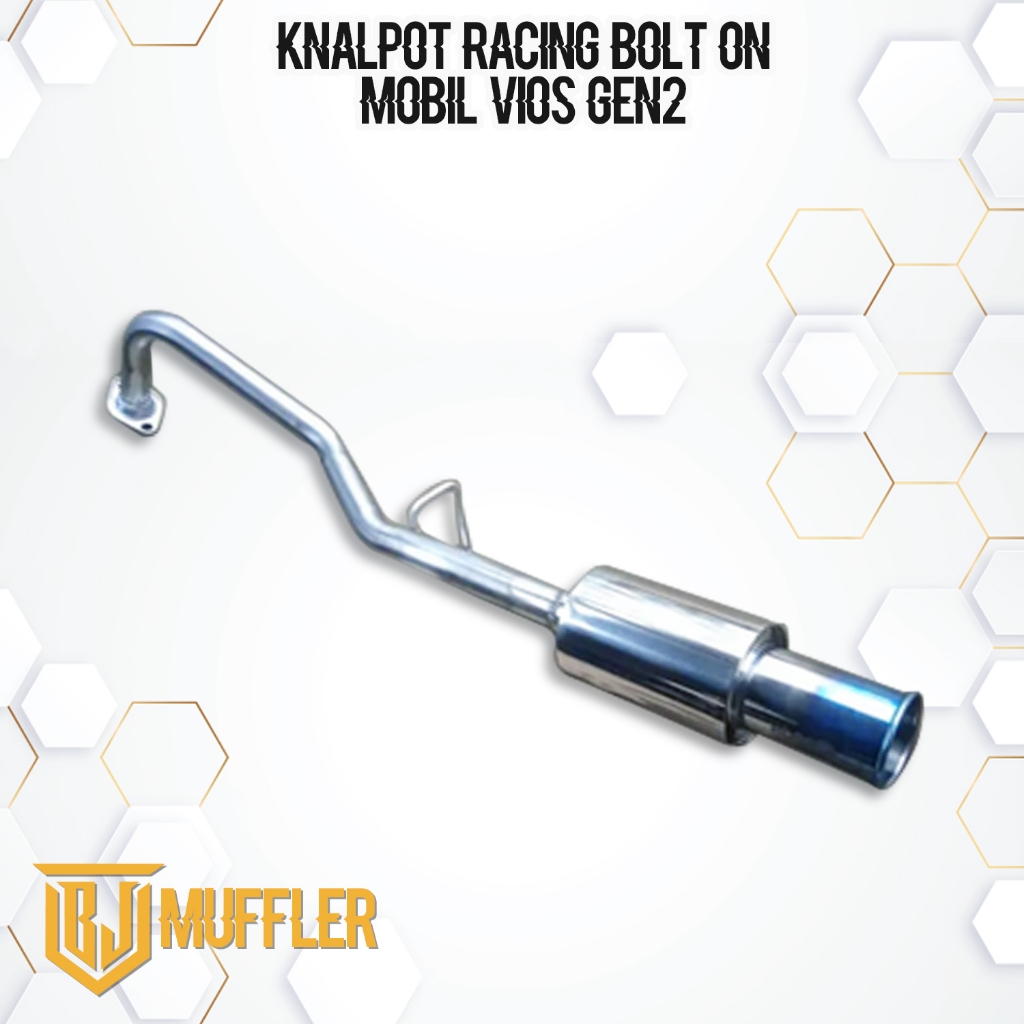 Knalpot Racing Bolt On Vios Gen 2