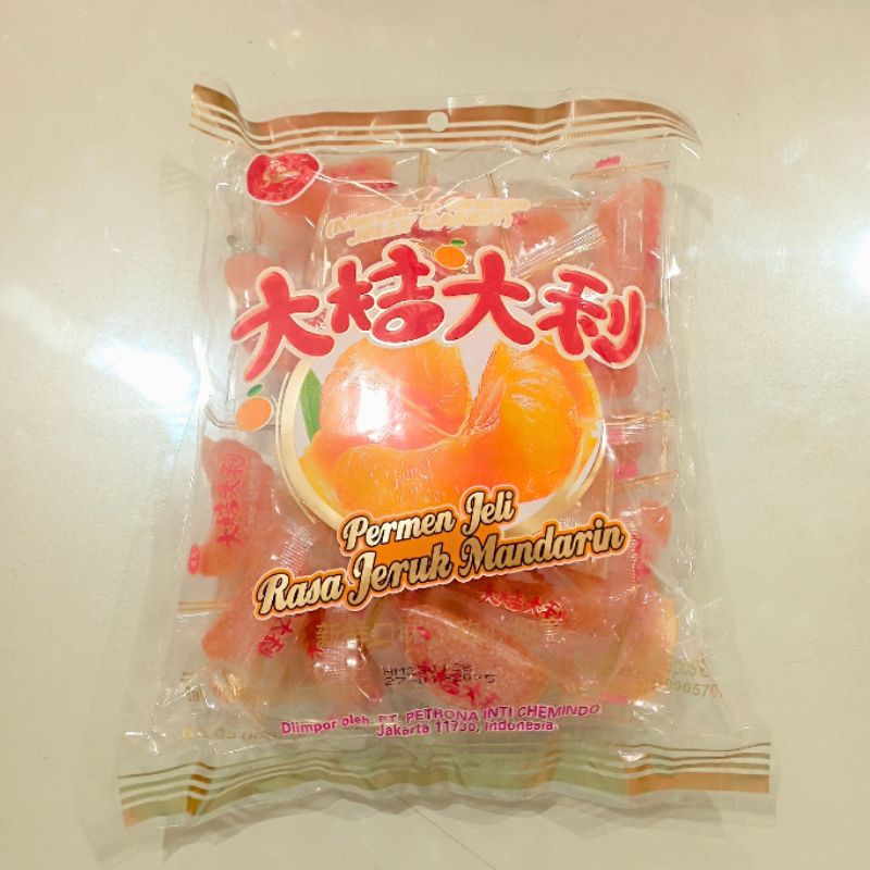 

Permen Jeli Rasa Jeruk Mandarin / Mandarin Orange Jelly Candy
