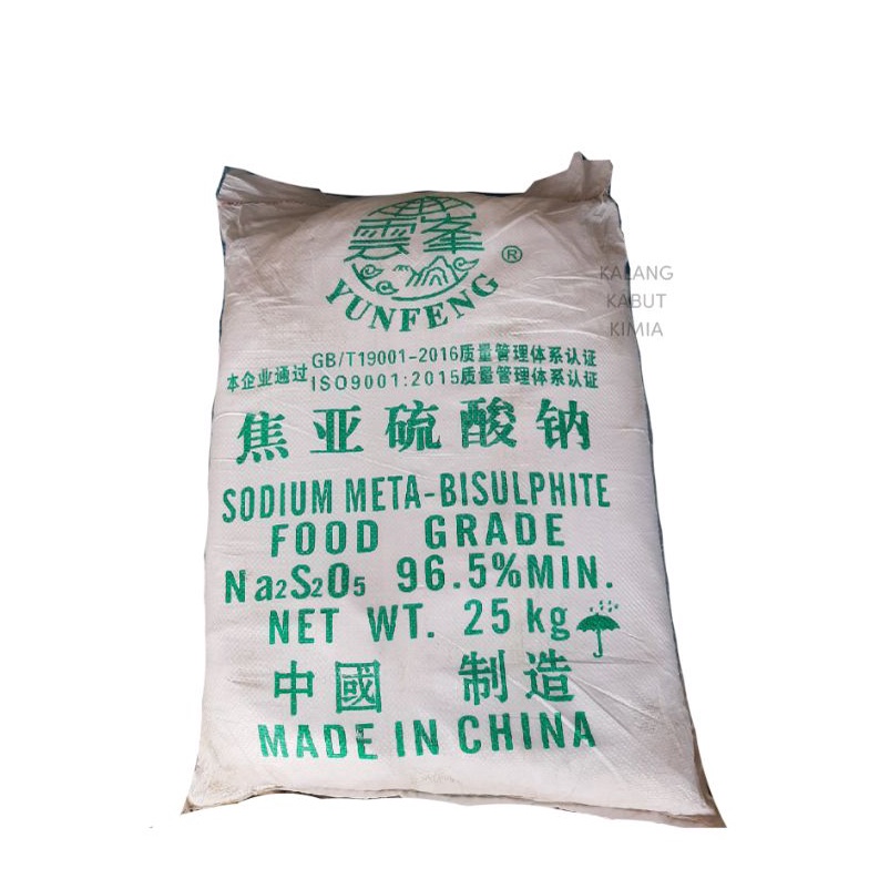 

92 sodium metabisulphit metabisulfite - 1kg Harga Murah )(