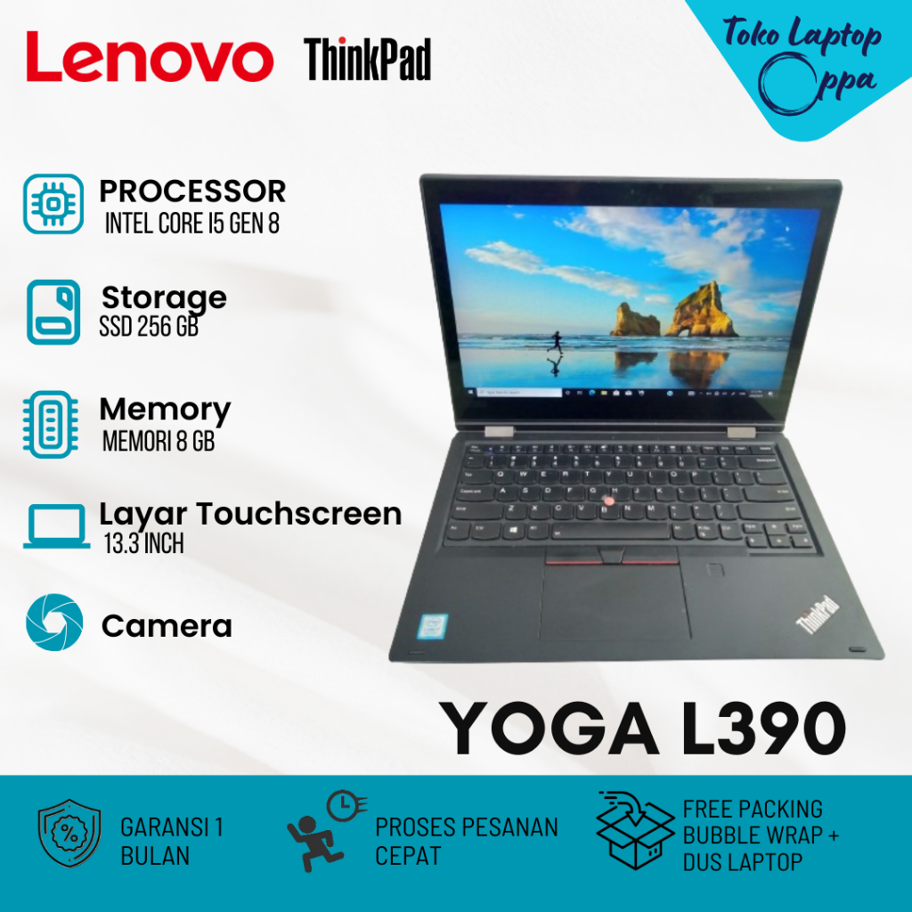 Lenovo Thinkpad Yoga L380 Touchscreen Laptop 2 in 1