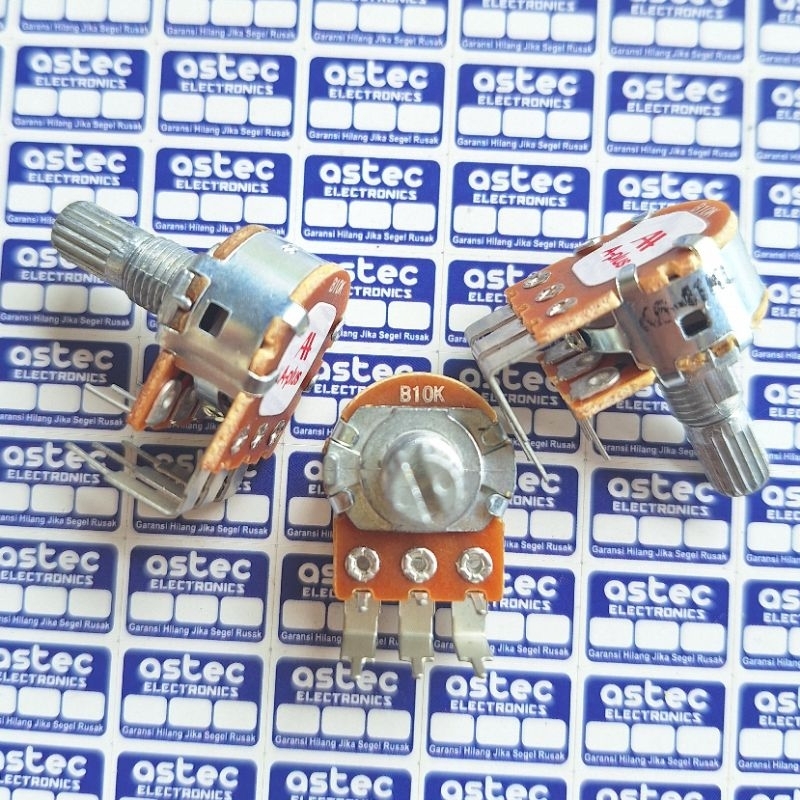 Potensio Stereo B10K Tekuk Rotary Klik