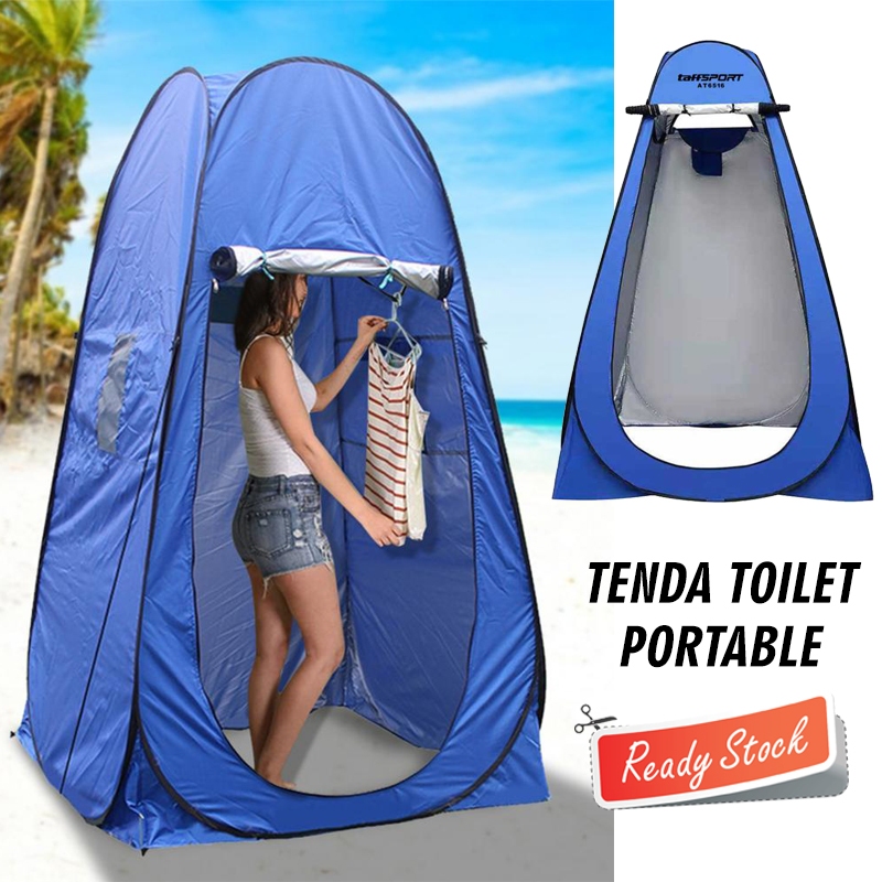 Tenda Toilet Portable / outdoor / camping / gunung / otomatis Open