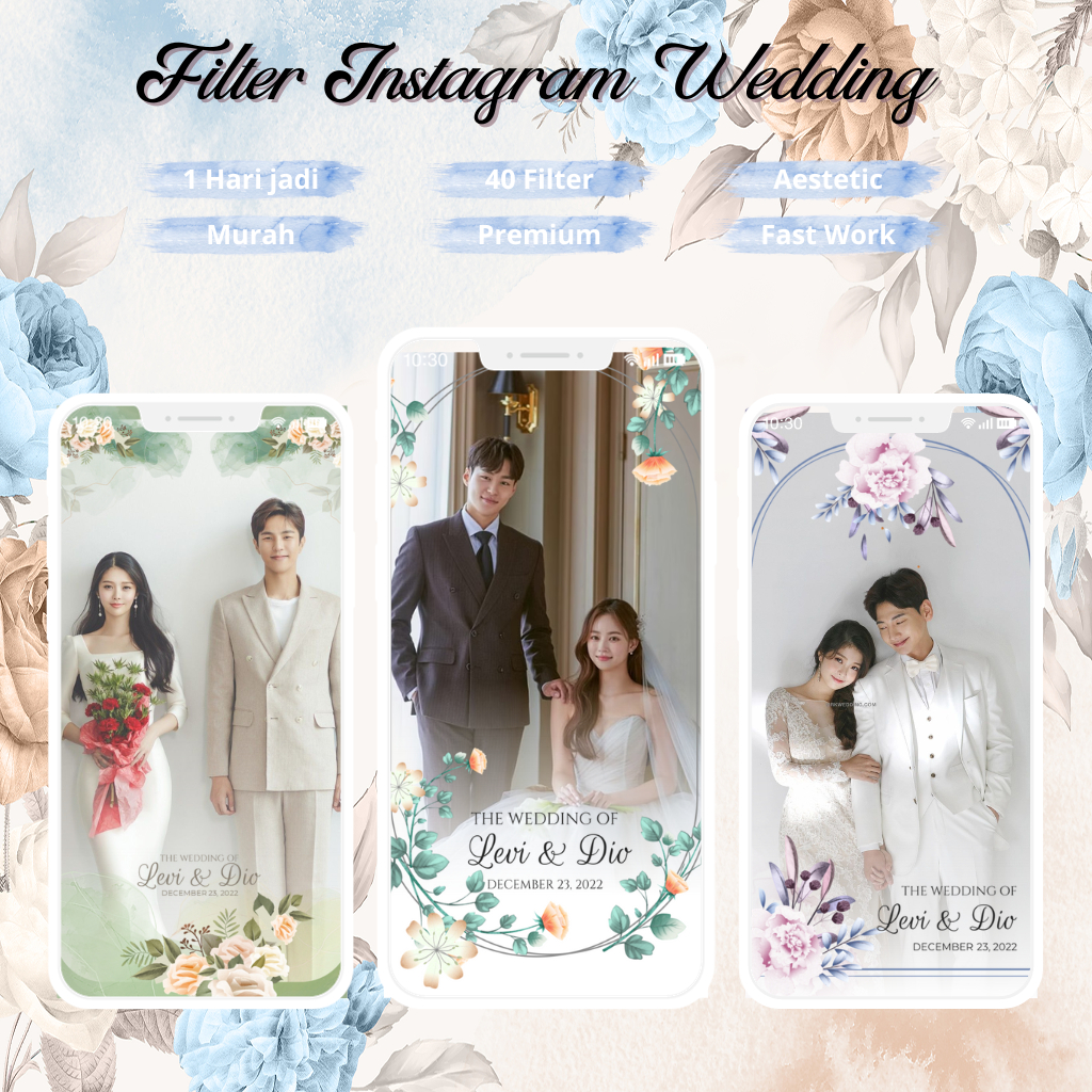 Filter Instagram Wedding | Filter Wedding Instagram | Filter Instagram Pernikahan