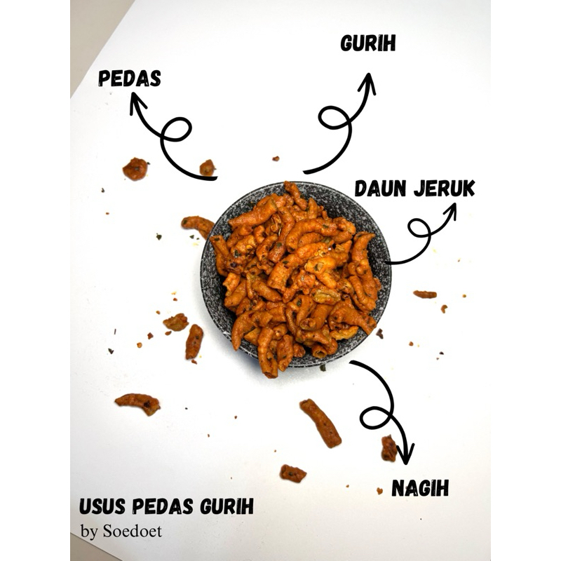 

Usus Pedas Daun Jeruk - 250gram