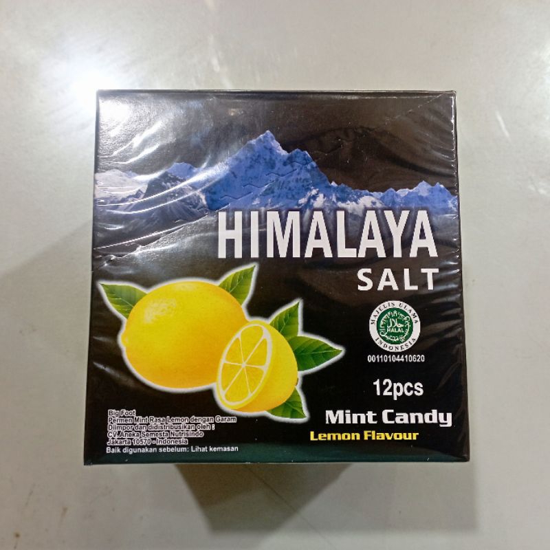 

Permen Mint Rasa Lemon dengan Garam / Mint Candy Lemon Flavour Himalaya Salt