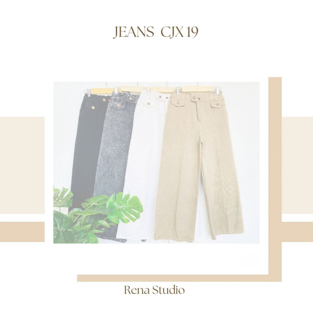CELANA KULOT JEANS SK 2 RENA STUDIO CJX 19