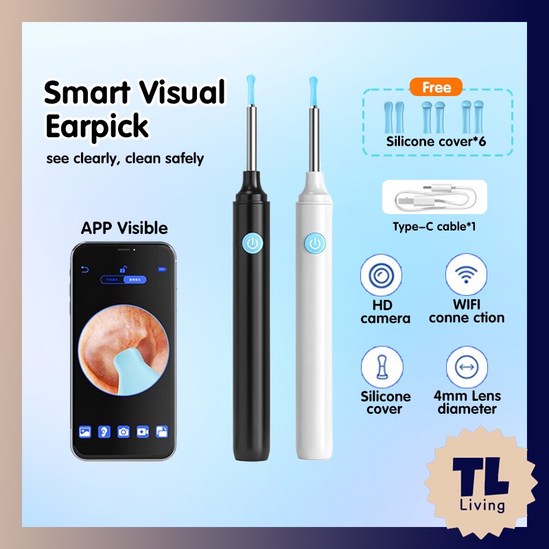 Korek Kuping LED Smart Pembersih Telinga/ Korek Kuping Kamera LED/ Korek Kuping Bayi Kamera/ Pembers