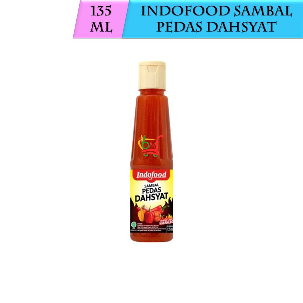 

Sambal Indofood Pedas Dahsyat Kemasan Botol Kecil 135ml