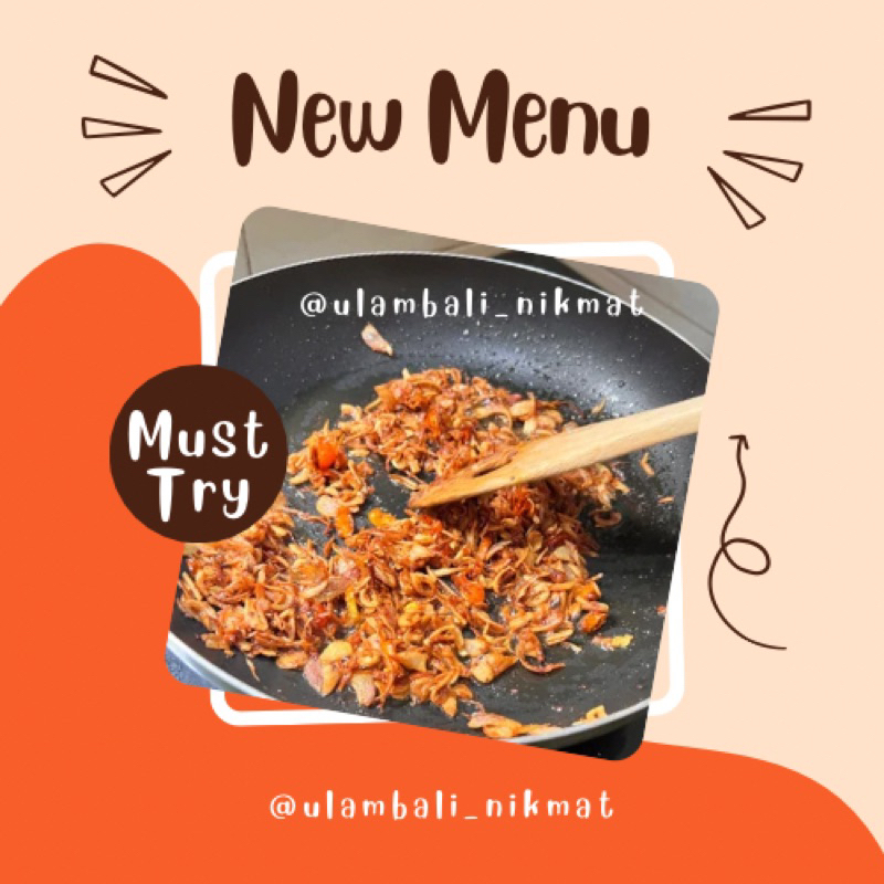 

ulambalinikmat 100-500gr SAMBAL EMBE TERASI KHAS BALI/ OLEH OLEH BALI/ SAMBAL BAWANG GORENG/ SAMBAL MURAH