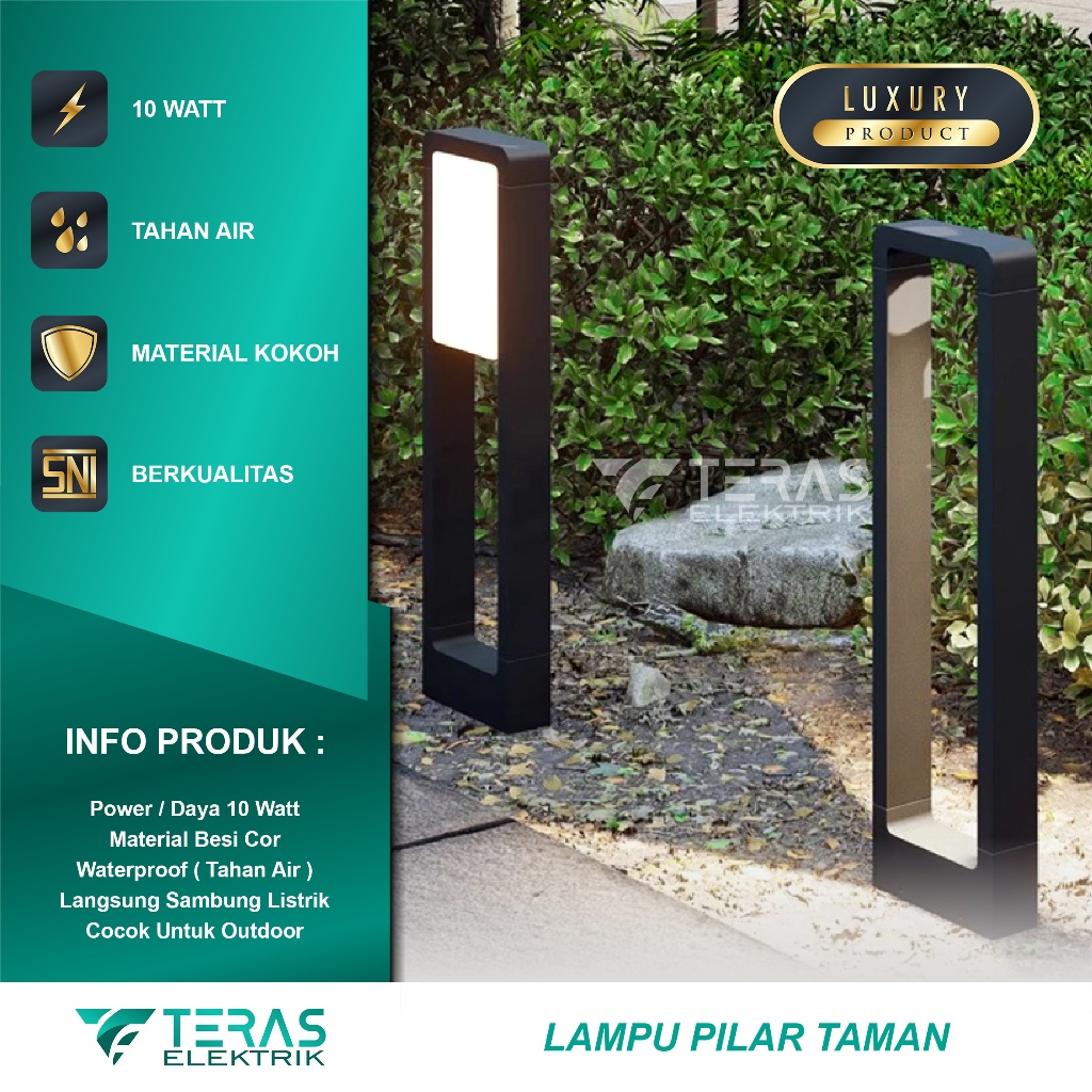 Lampu taman pilar minimalis lampu taman minimalis outdoor