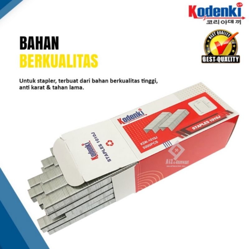 

KODENKI Isi Staples 1010J Tembakan Angin Steples 10mm 5000biji