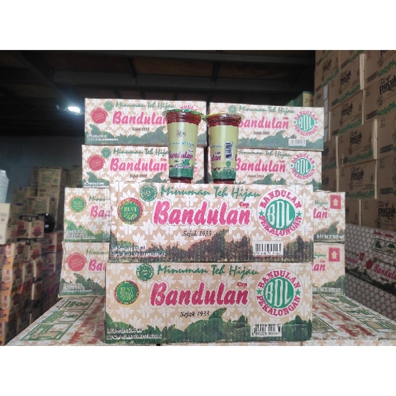 

Minuman Teh Bandulan Gelas / Cup 240ml (biasa diecer 2.000) 1 dus isi 24 pcs