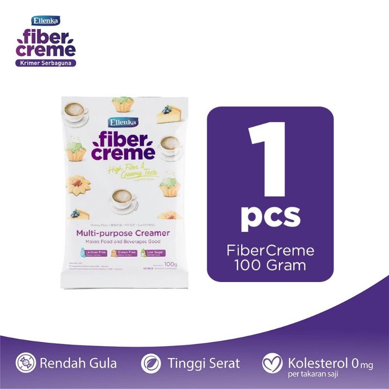 

Fiber Creme Ellenka Kemasan 100gr Krimer Pengganti Santan