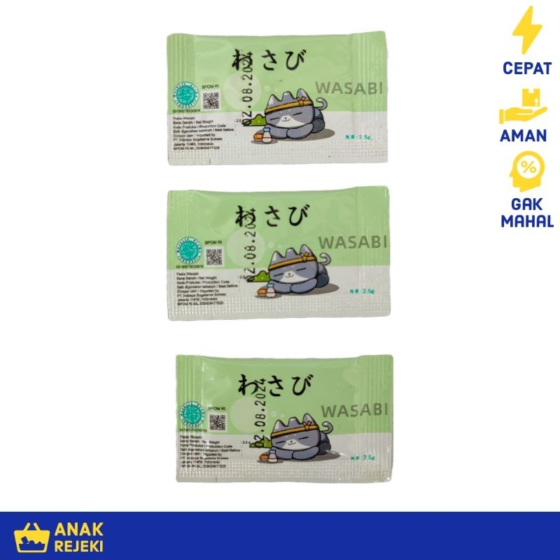 

Mazuma Wasabi Sachet 2gr - Wasabi Paste Neri Sushi Sashimi