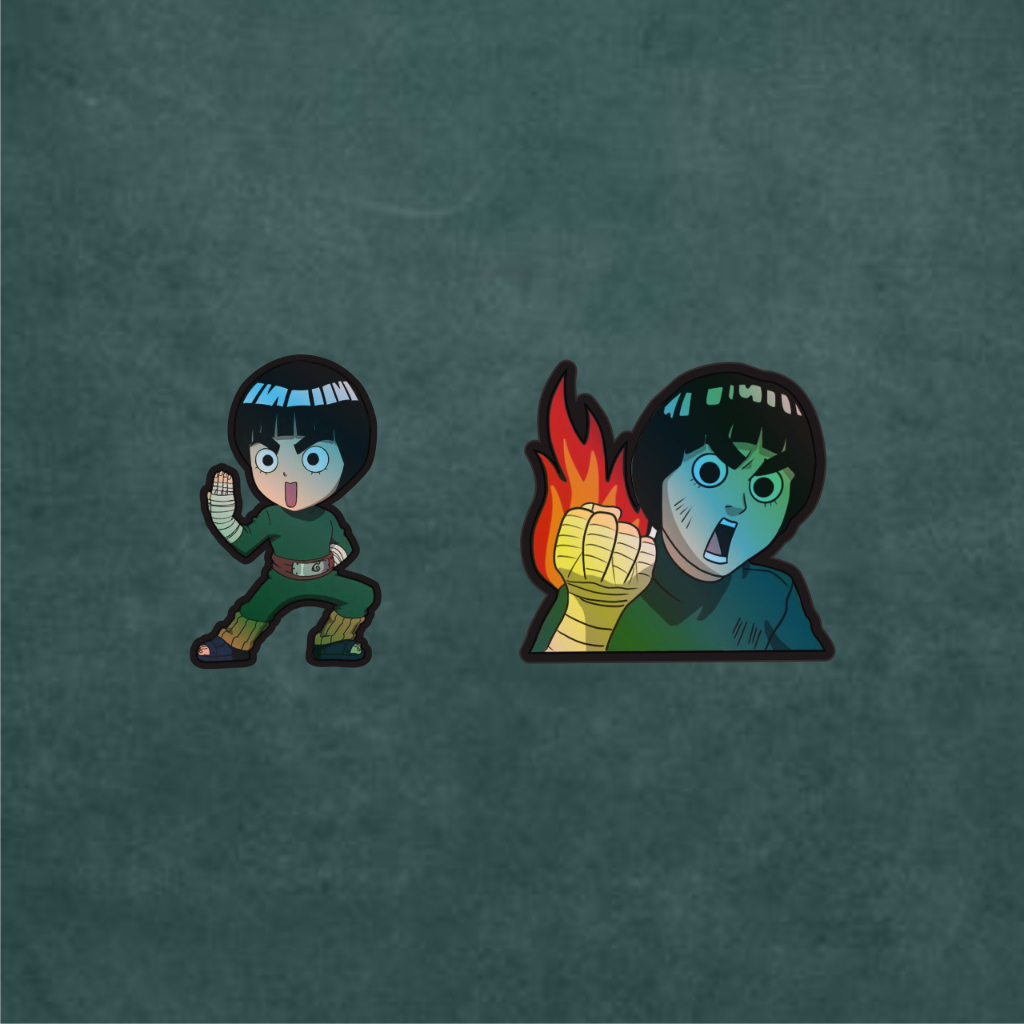 

Stiker Anime Hologram Rock Lee Naruto Case Hp dan Laptop 7 Cm