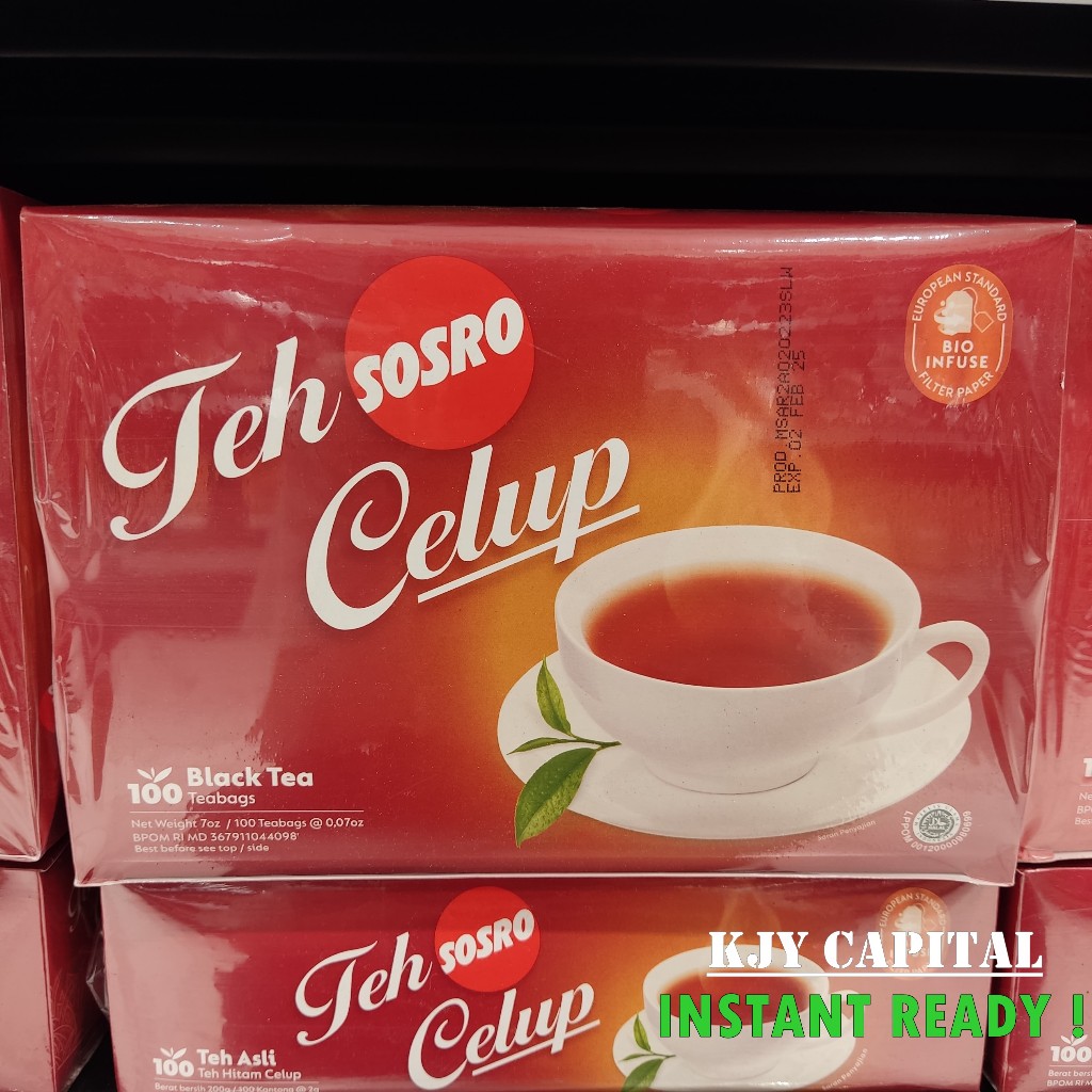 

TEH SOSRO CELUP / TEH KANTONG / TEH BOX ISI 100x2GR