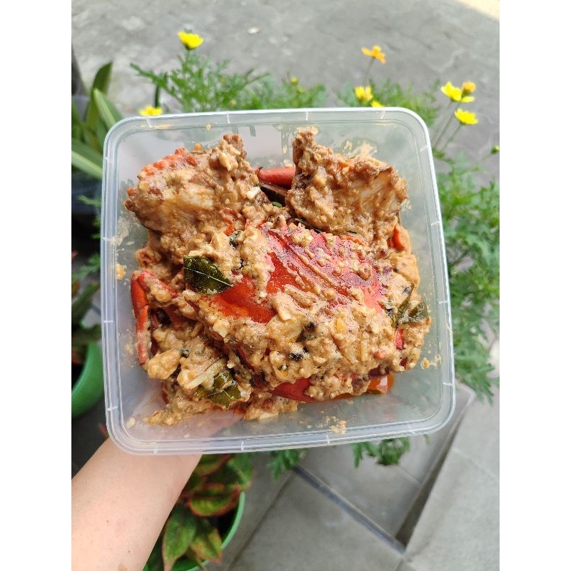 

kepiting Jantan Saus Telur Asin salted egg