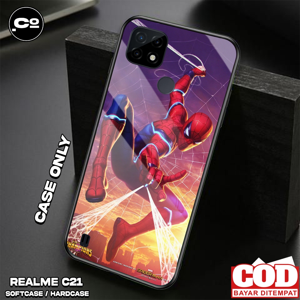 Case REALME C21 / REALME C21Y - Casing REALME C21 / REALME C21Y [ SPDRMN ] Silikon REALME C21 / REAL