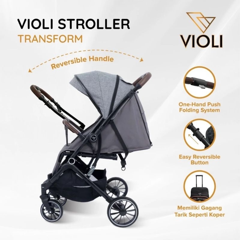 Violi Baby Stroller Transform Kereta Dorong Bayi