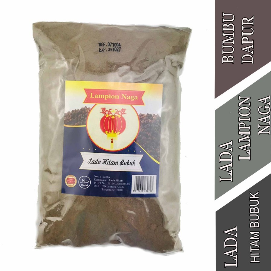 

Bumbu Dapur - Lada Lampion Naga - Bubuk Lada Hitam - 500gr
