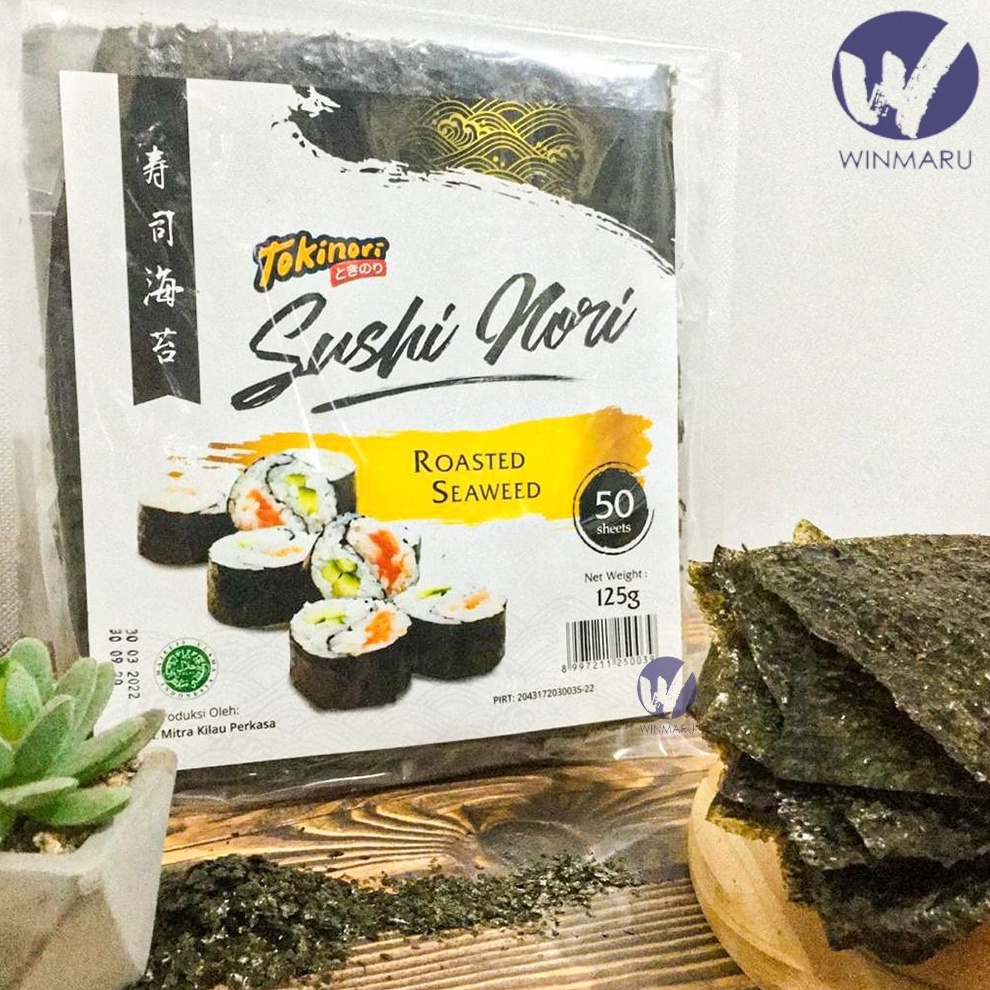 

12.12 BIG SALE FASION Tokinori Sushi Nori Seaweed Rumput Laut 50 sheets/lembar !!!