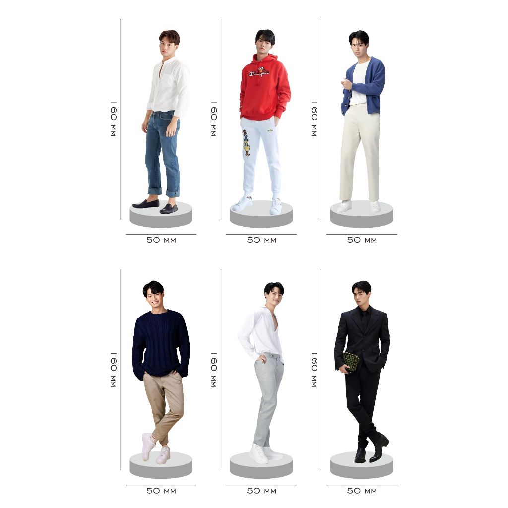 Mini Standee Figure Win Metawin Opas-iamkajorn Actor Thailand F4