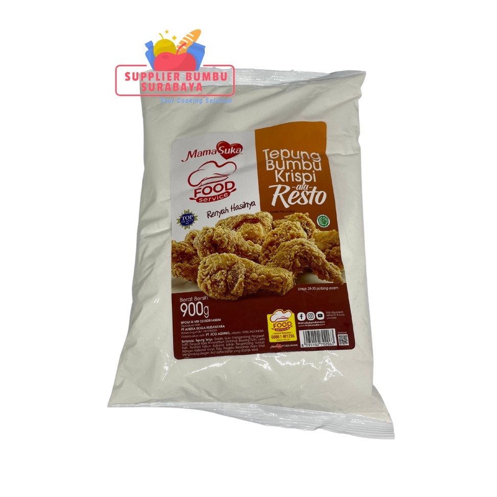 

[KODE PRODUK QELL75846] MamaSuka Mama Suka Tepung Bumbu Krispi ala Resto 900g