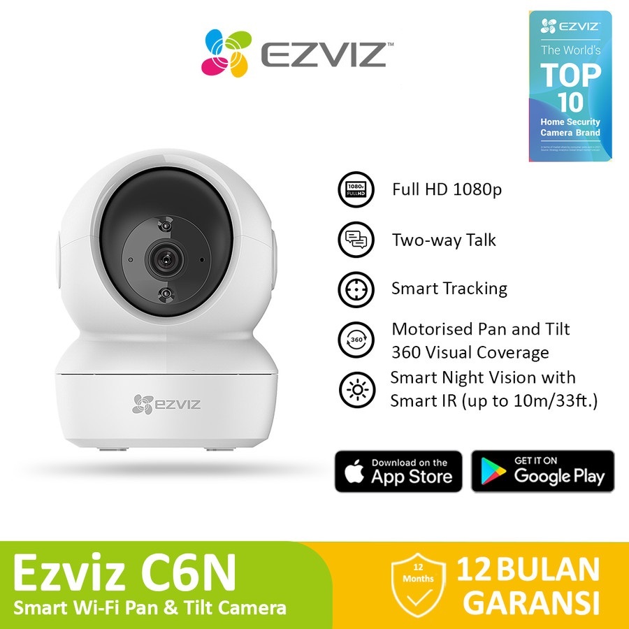 EZVIZ C6N WIRELESS IP CAM 1080P SMART IR NIGHT VISION