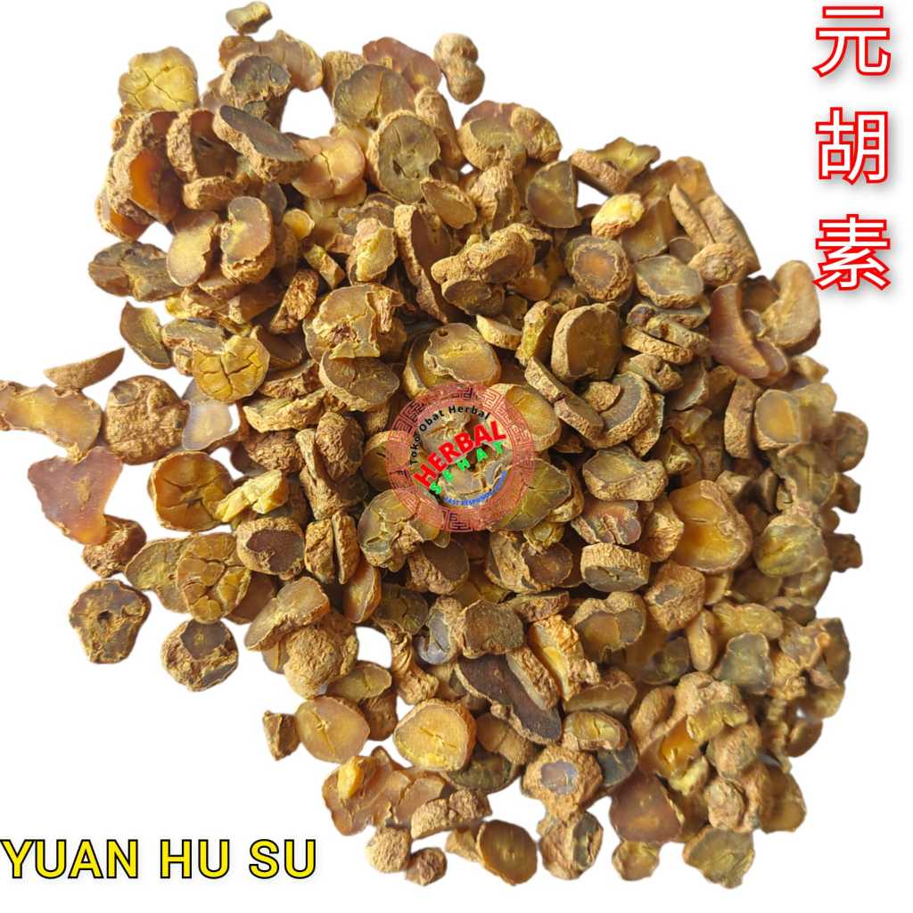 

Yan Hu Su 100 Gram 延胡索 Yuan Hu / 元胡 Corydalis Rhizome