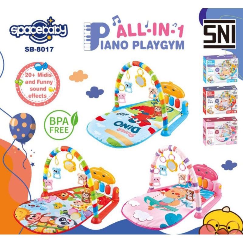 PIANO FITNES PLAYMATE PLAYGYM + PUSH WALKER 2in1  SPACEBABY SB8017 SB8012 SB8013 SB8024 SB8025 SB802