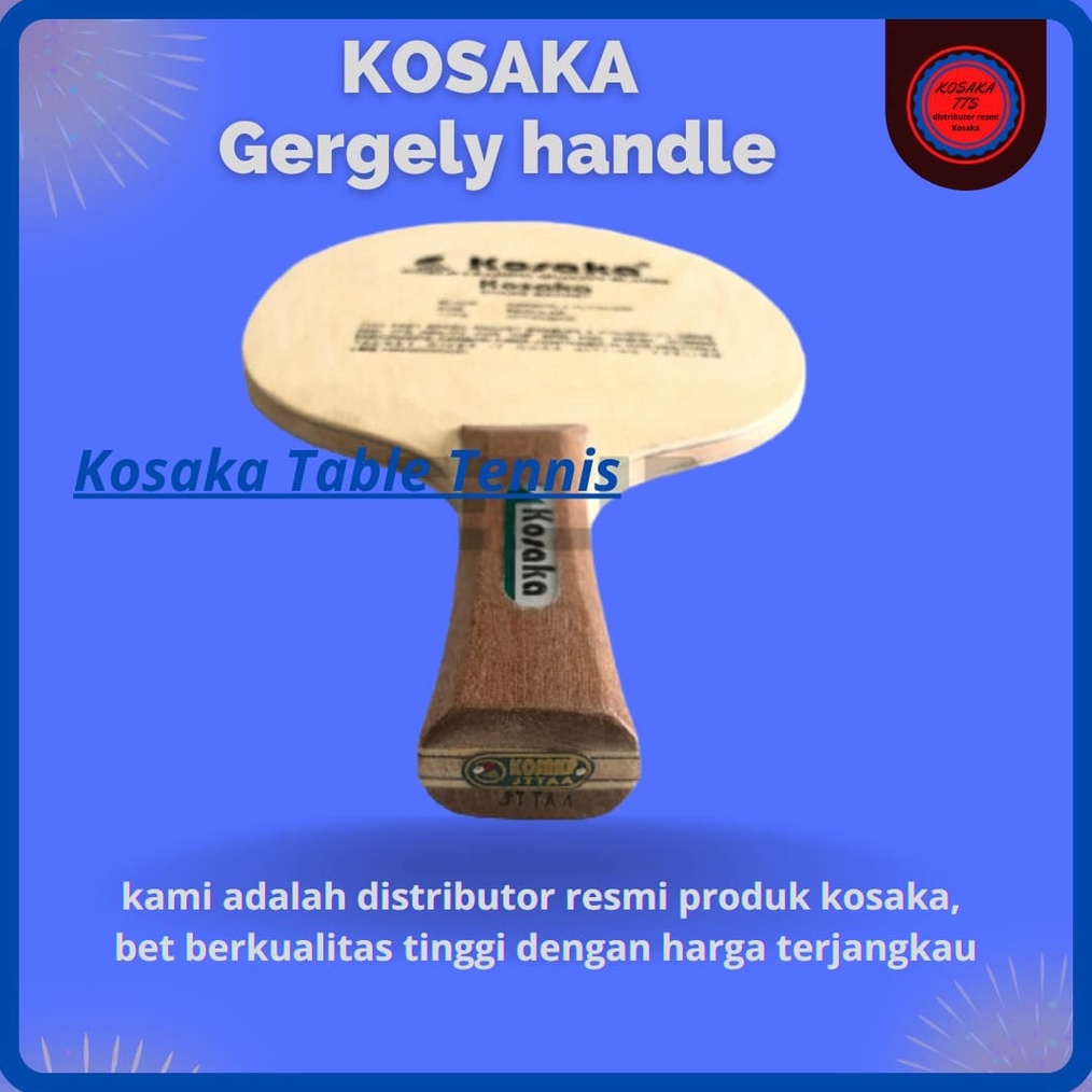 12.12 sale KOSAKA CARBON GERGELY HANDLE KAYU BET PINGPONG TENIS MEJA TERLARIS TERMURAH 