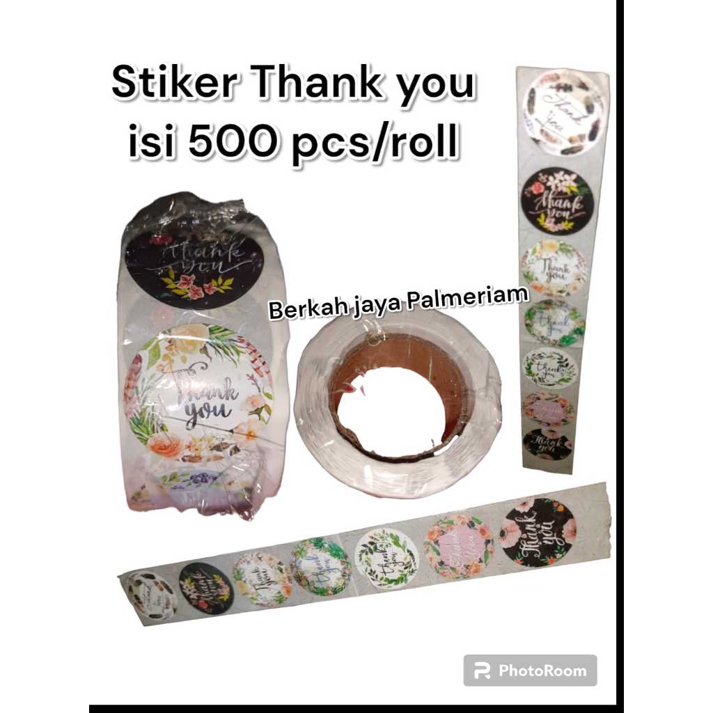

Sticker Thank you Roll isi 500 pcs