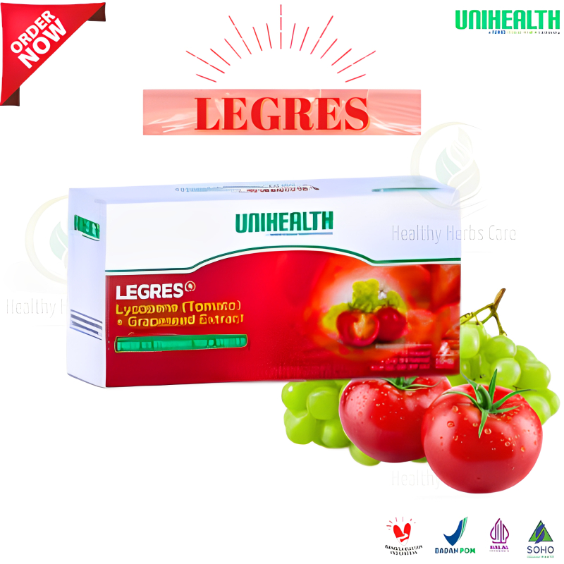 Legres unihealth Antioksidan dari Lycopene Memelihara daya tahan tubuh dewasa by unihealth