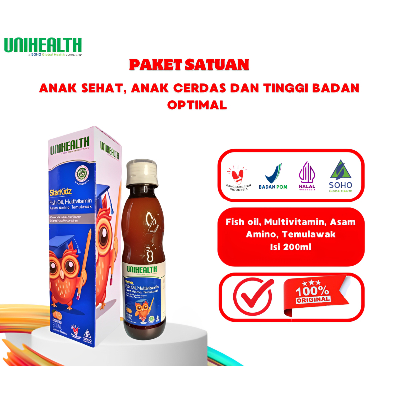 starkids fish oil unihealth starkidz fish oil suplemen penggemuk badan anak suplemen minyak ikan by 