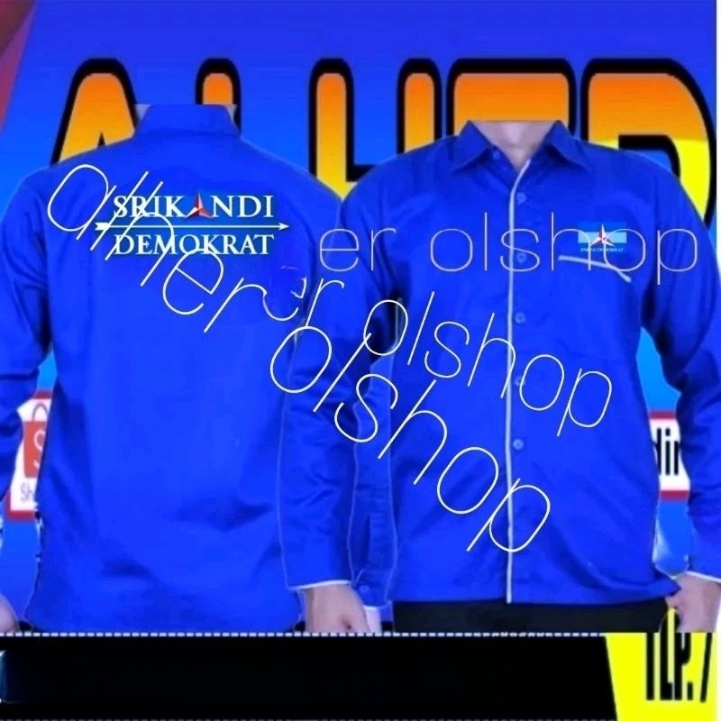 terbaru Kemeja Srikandi Demokrat baju Srikandi Demokrat seragam Srikandi Demokrat Pdh Srikandi Demok
