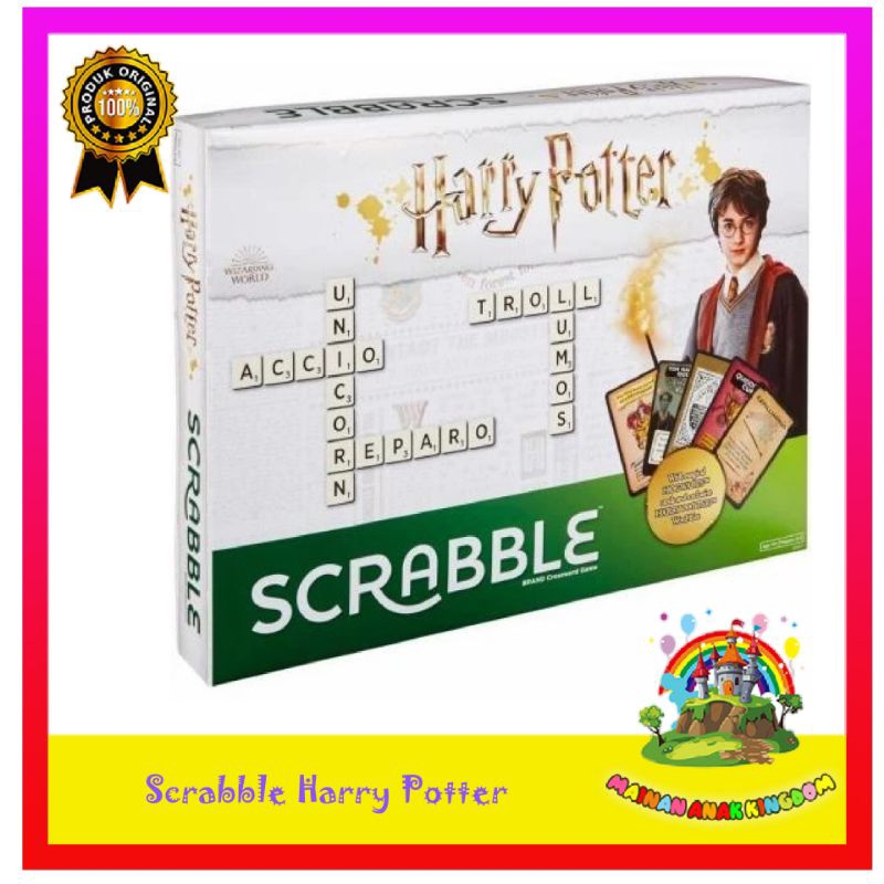Mattel Game Scrabble Original Harry Potter DPR77 - Permainan