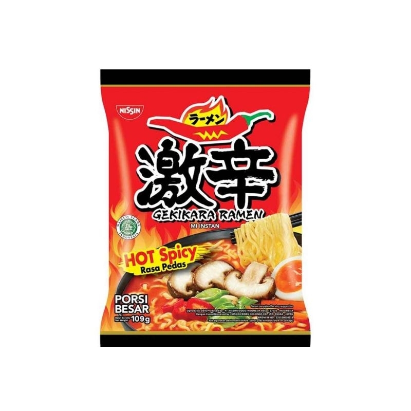 

GEKIKARA RAMEN Mi Instan Hot 109 g