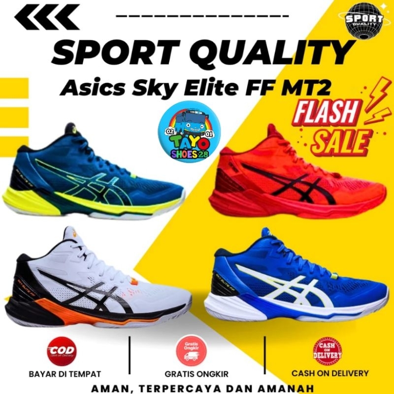 Sepatu Voli Sky Elite MT Terbaru Sepatu Volly Pria Sepatu Olahraga Volly Pria Sepatu Badminton Voli 