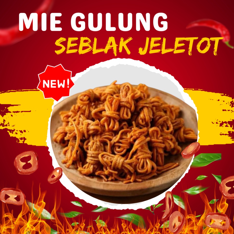 

87W READY 250 gram mie gulung kriyuk pedas daun jeruk 6087