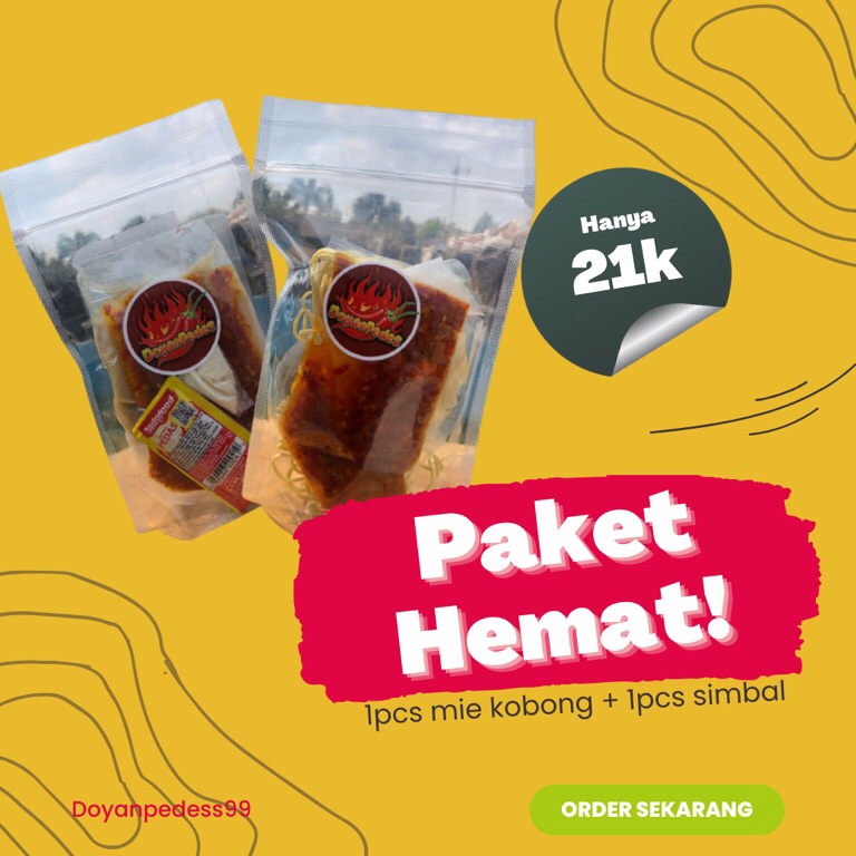 

8B8399 PAKET BUDLLING MIE KOBONG DAN SIMBAL ALA Doyanpedess99 bgazf