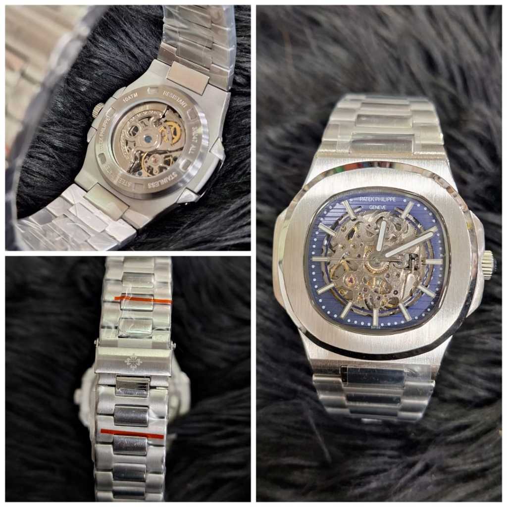 Jam Tangan Patek Philipe Automatic Stainless Shapire