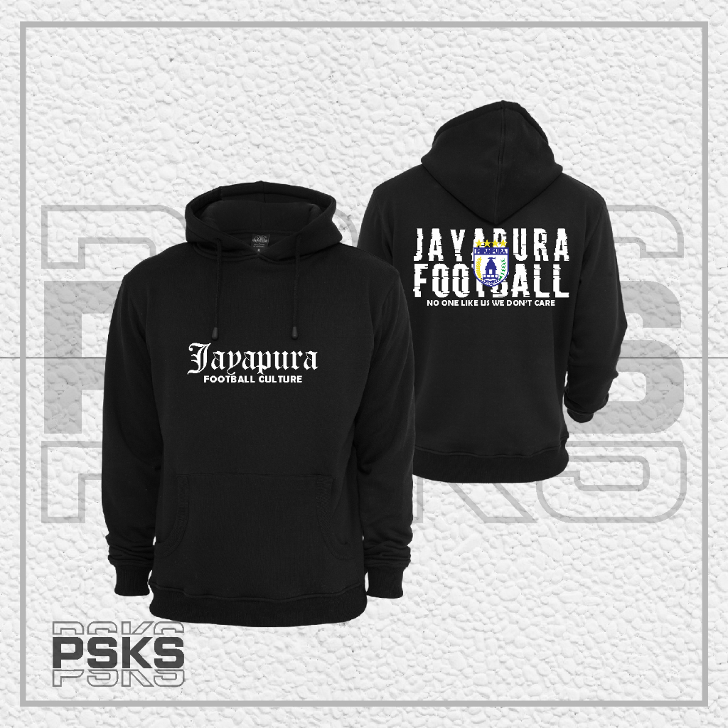 Hoodie Jaket JAYAPURA Football // Hoodie Suporter JAYAPURA// COTTON FLEENCE