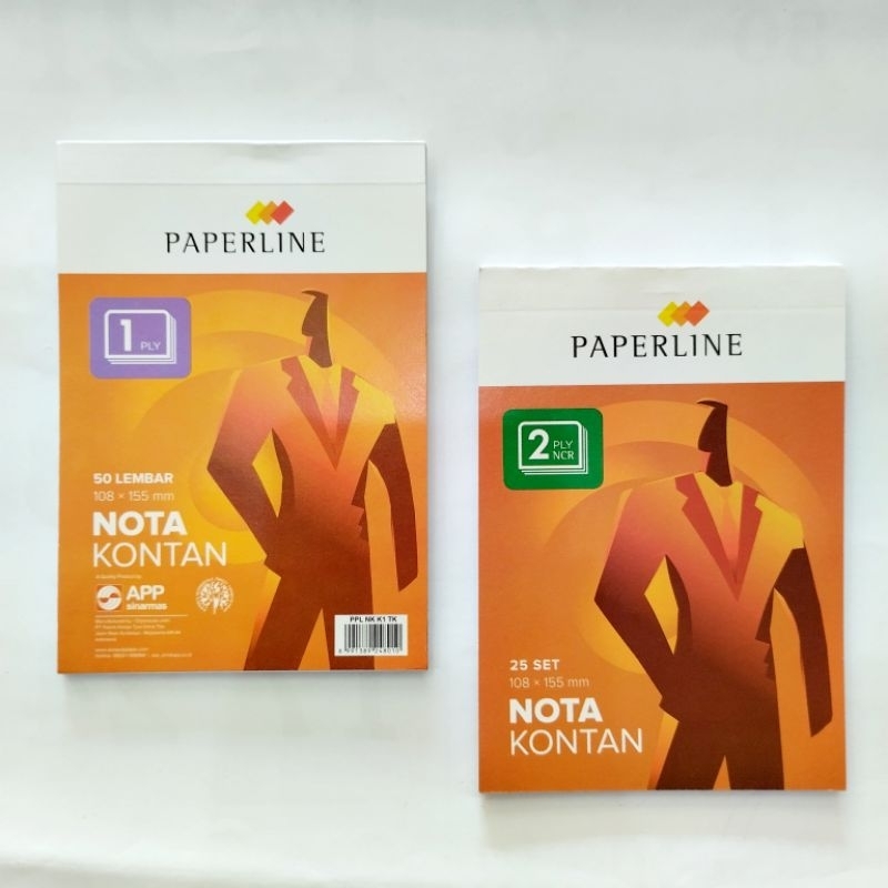 

Nota Kontan/Nota Paperline/Buku nota kecil/Nota 1 ply/Nota 2 ply