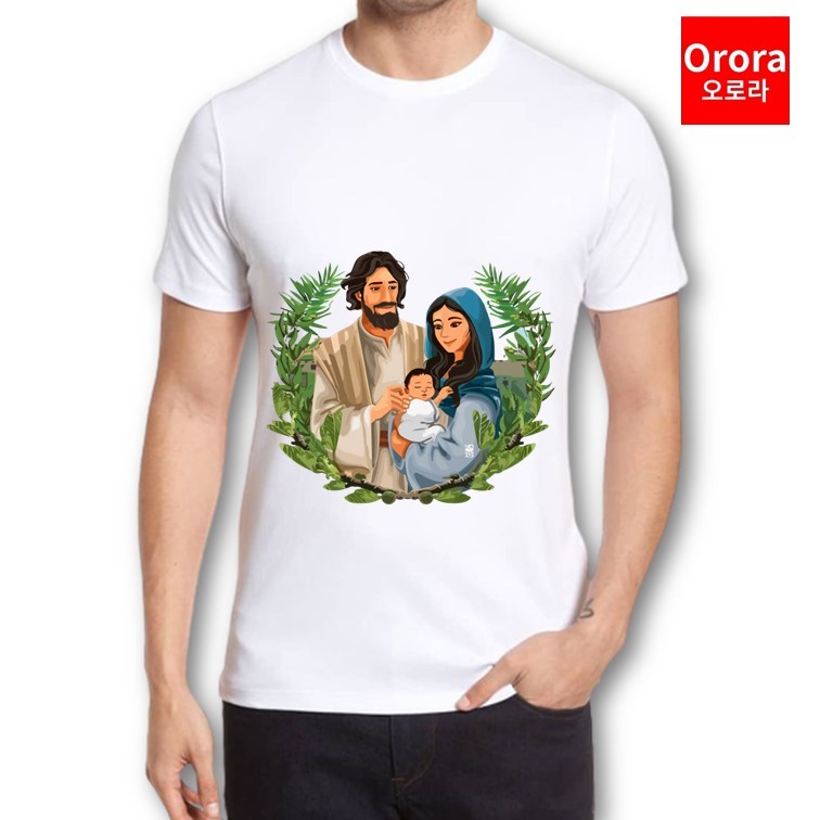 Orora Kaos Nativity Natal Distro Premium - Baju Atasan Sablon Pria Wanita Warna Hitam Putih Ukuran S M L XL XXL XXXL keren Original ORNTL 58