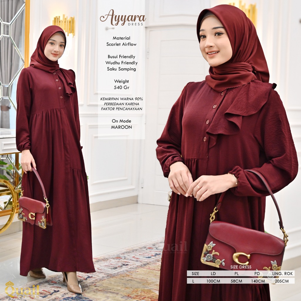GAMIS SCARLET AIRFLOW QUAIL AYYARA