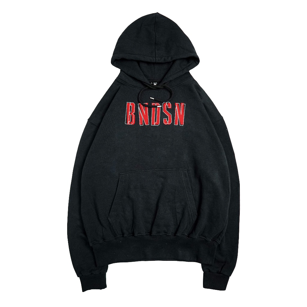 Benidson Pullover Hoodie Red Glitch