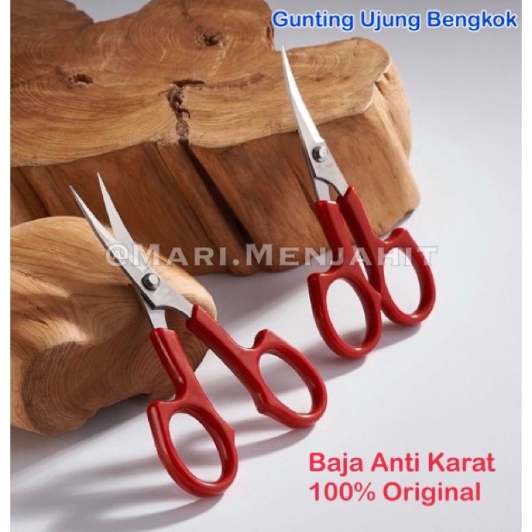 

WQA Gunting Bordir Ujung Lengkung Lengkuk Bengkok PIN 1553 - High Quality 35