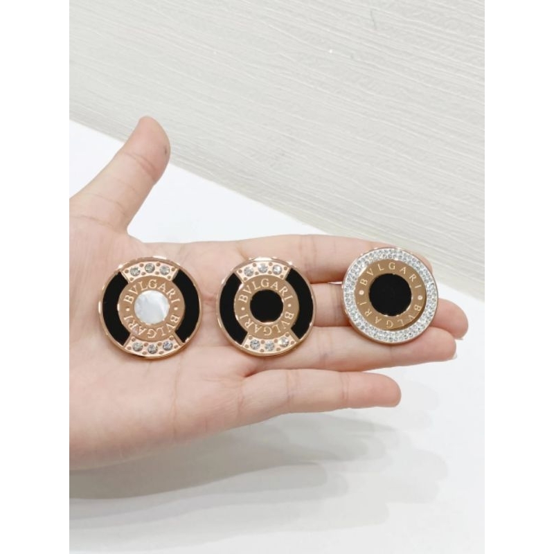 BROS BV CIRCLE TITANIUM ROSEGOLD BROS TITANIUM FASHION BROOCH HIJAB JILBAB PREMIUM.QUALITY
